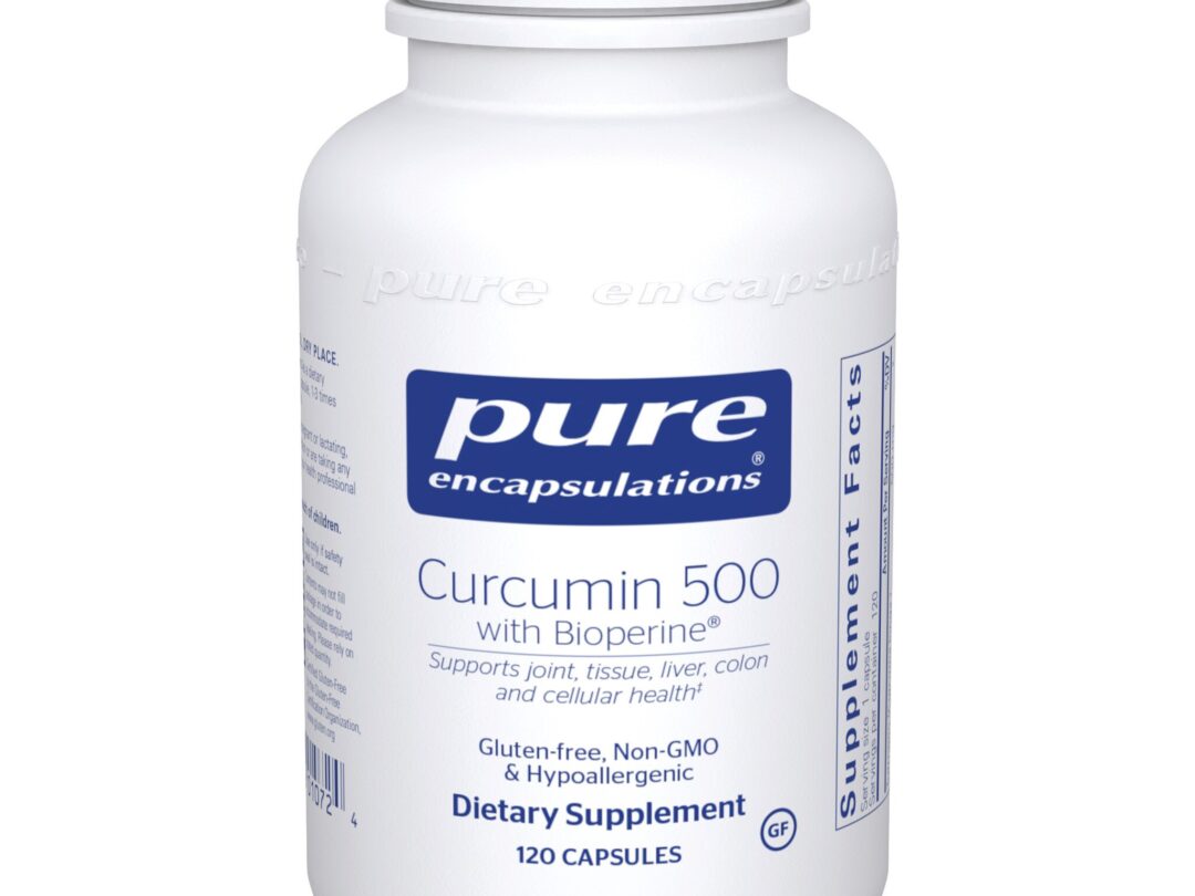 Pure Encapsulations Curcumin 500 supplement bottle