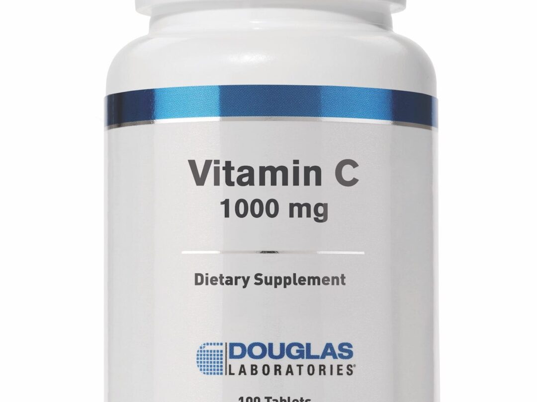 Vitamin C 1000 mg supplement bottle