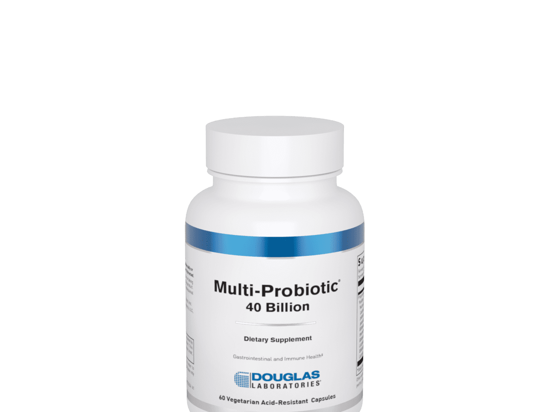 Multi-Probiotic supplement bottle