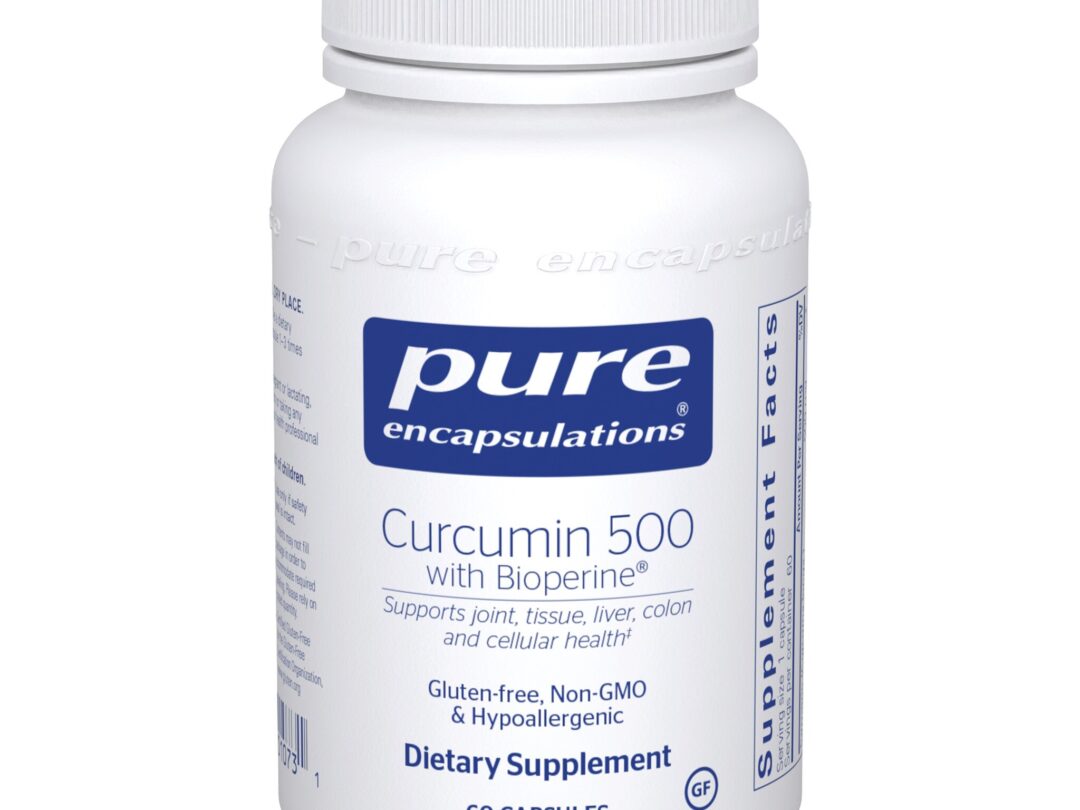 bottle of Curcumin 500 supplement