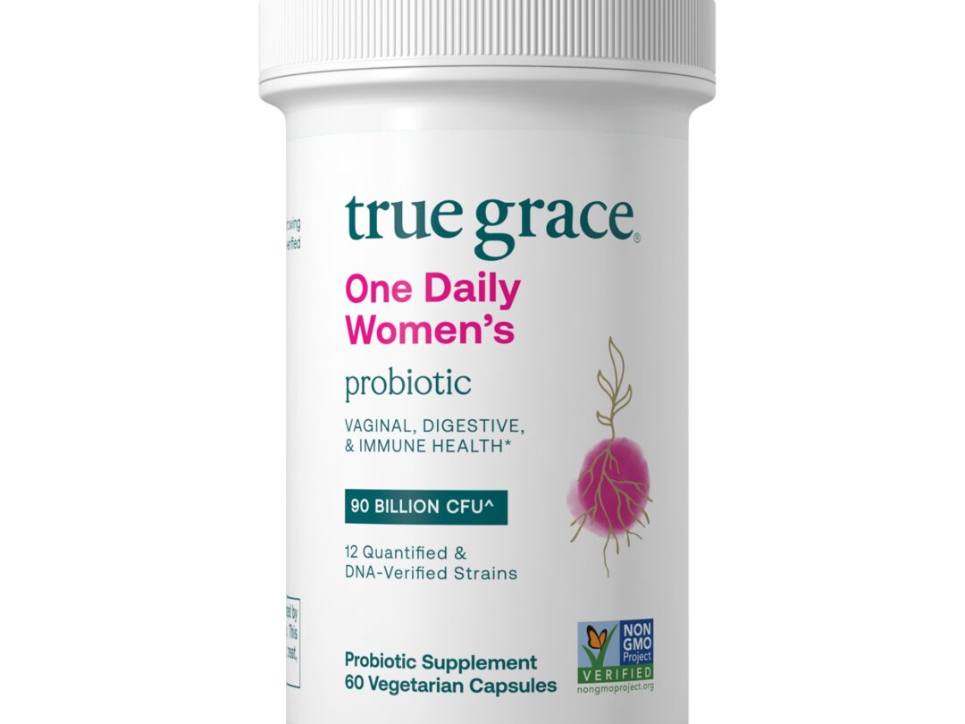 True Grace One Daily women's probiotic bottle