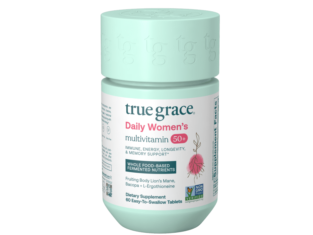 True Grace Daily Women’s 50+ Multivitamin 60 ct Bottle