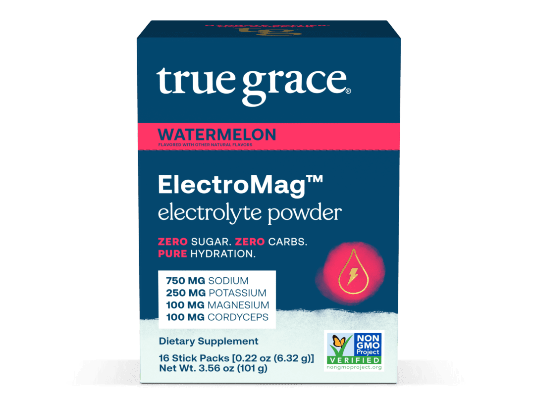 True Grace ElectroMag watermelon electrolyte powder