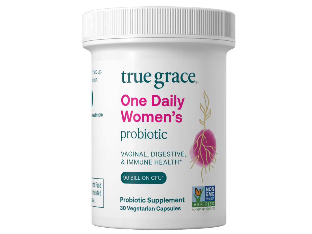 True Grace One Daily Women's probiotic bottle