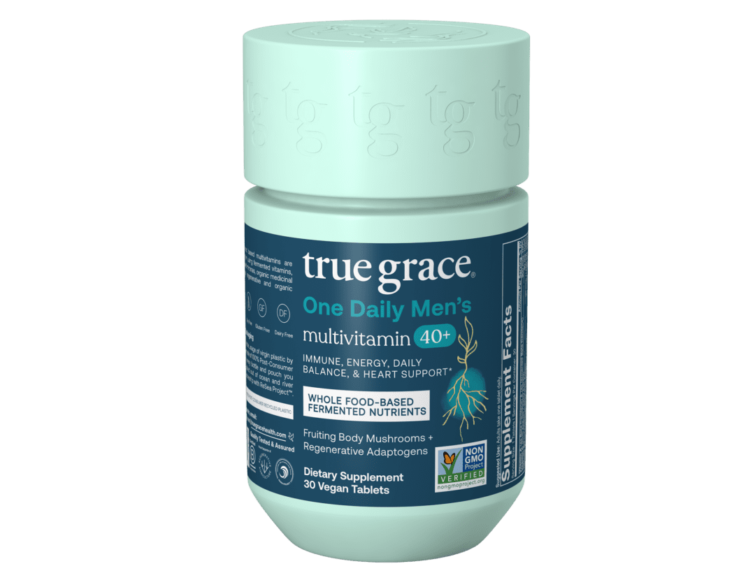 True Grace One Daily Men's multivitamin bottle