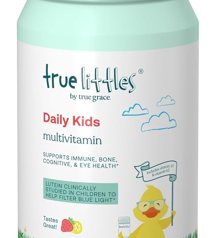 True Littles Daily Kids multivitamin bottle