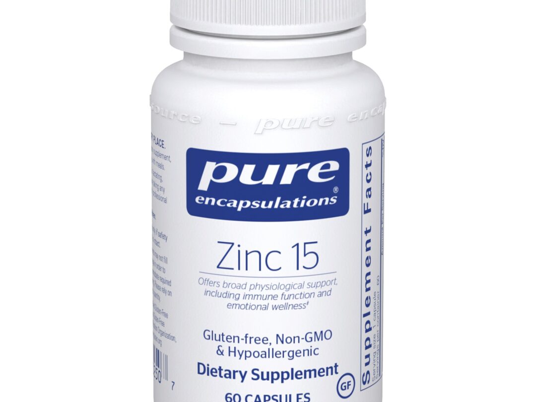 bottle of Zinc 15 dietary