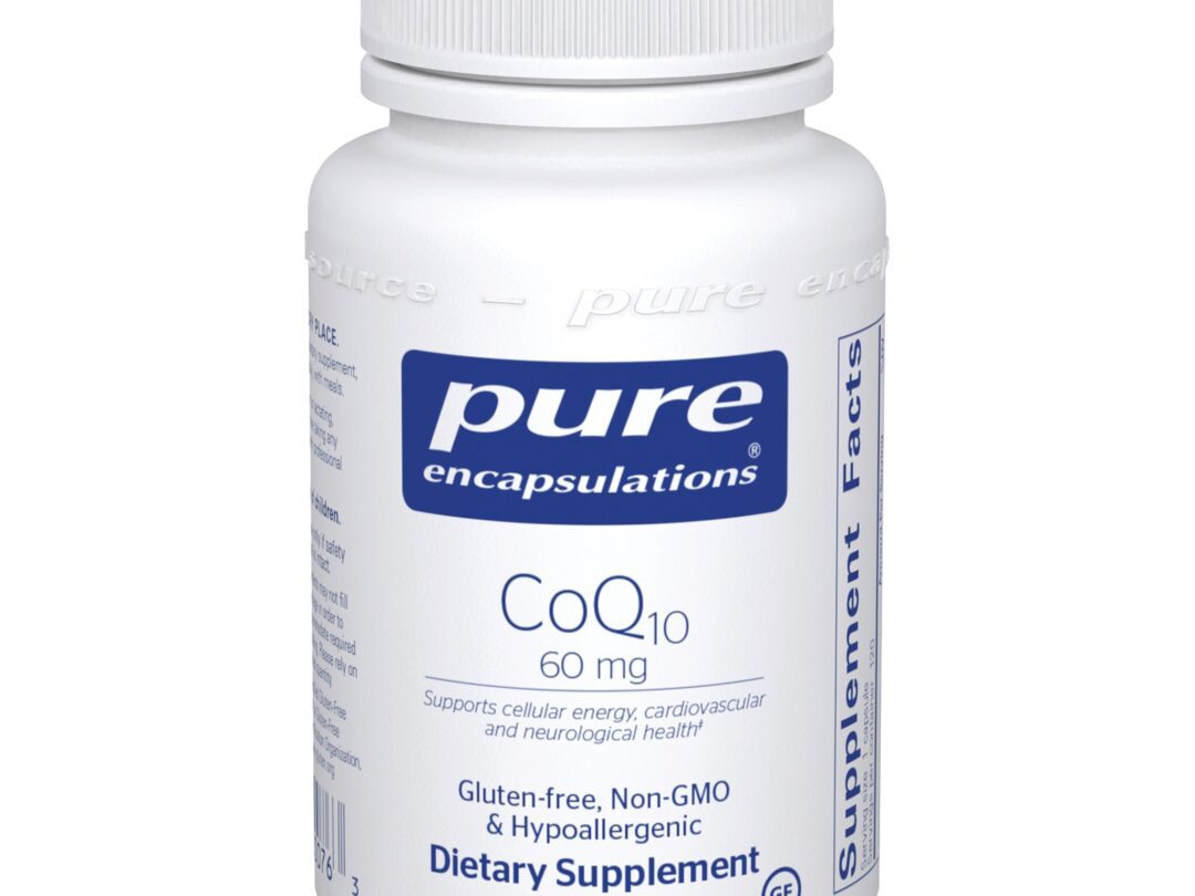 CoQ10 dietary supplement capsules