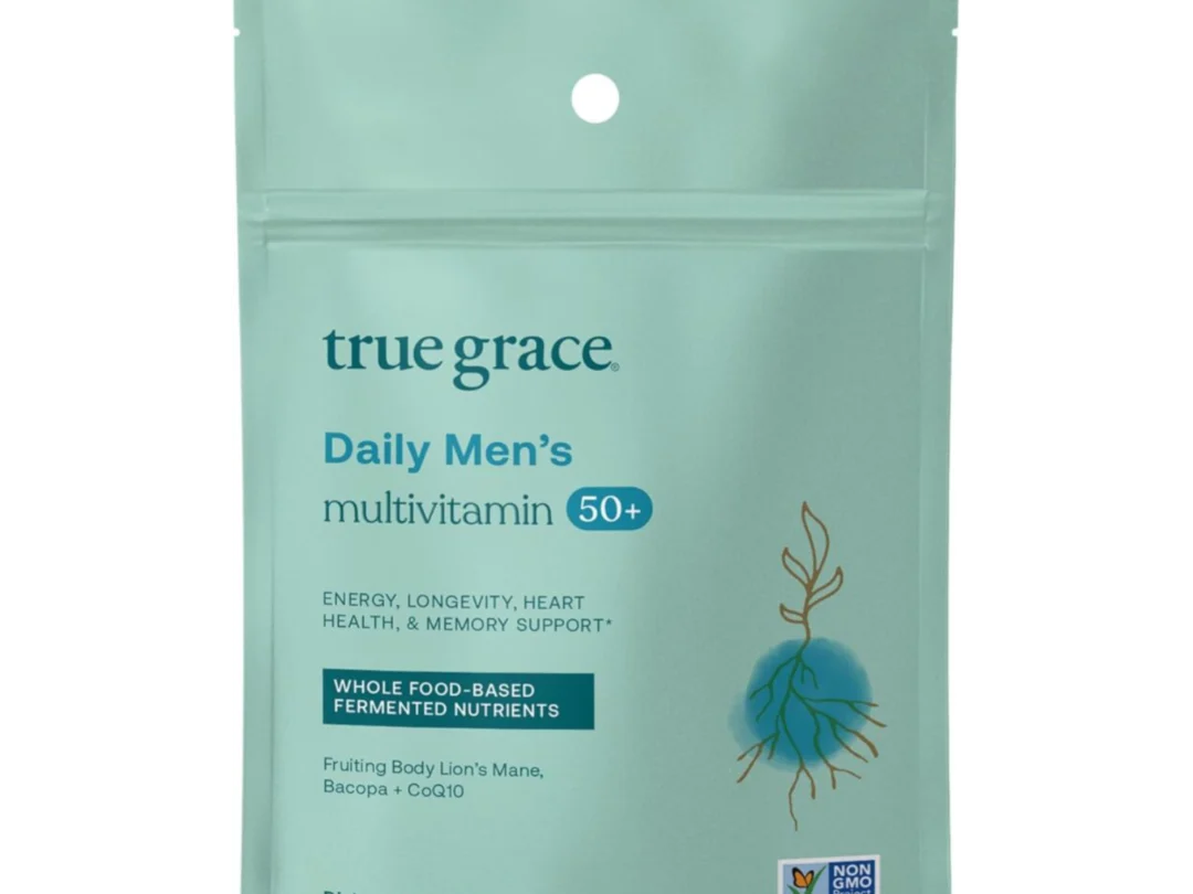 True Grace Daily Men's multivitamin 50+ pouch