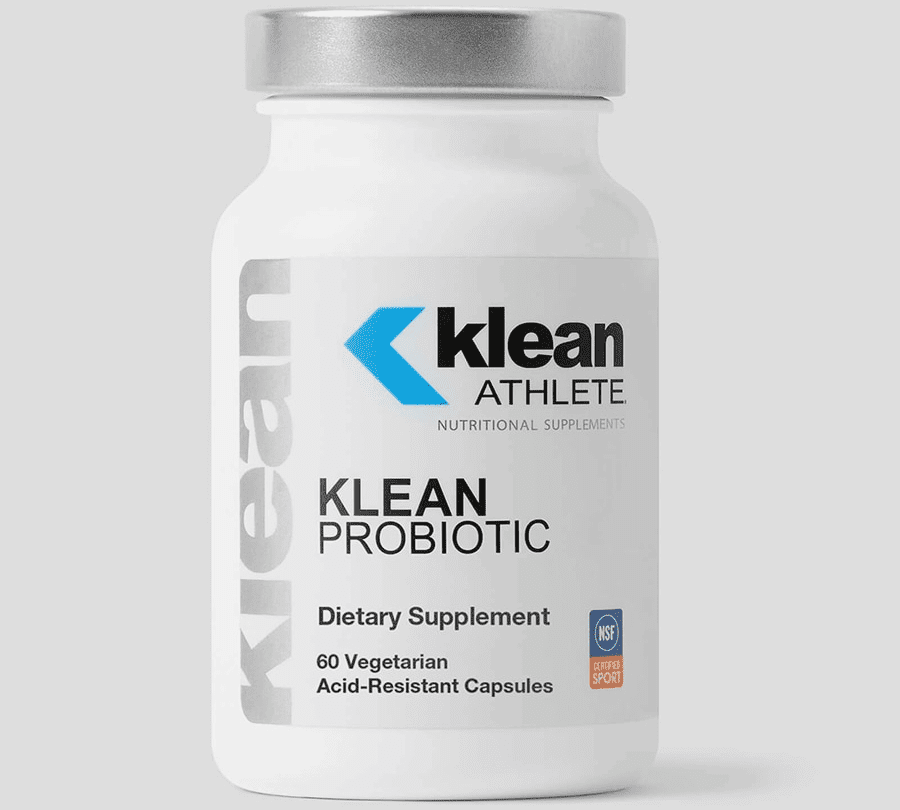 Klean probiotic supplement bottle