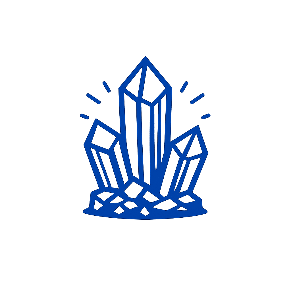 Crystal cluster icon