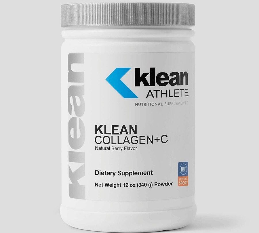 Klean Athlete Klean Collagen+C Natural Berry Flavor, 340 g powder container